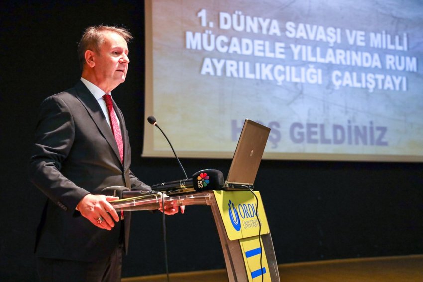 Ordu Üniversitesi’nde  I. Dünya Savaşı ve Millî Mücadele Yıllarında Rum Ayrılıkçılığı Çalıştayı Düzenlendi