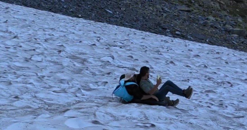 Sıcaklardan kaçıp Yusufeli’nin zirvelerinde serinliyorlar