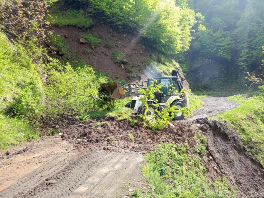 Ordu'da yağışların ardından 120 noktada heyelan