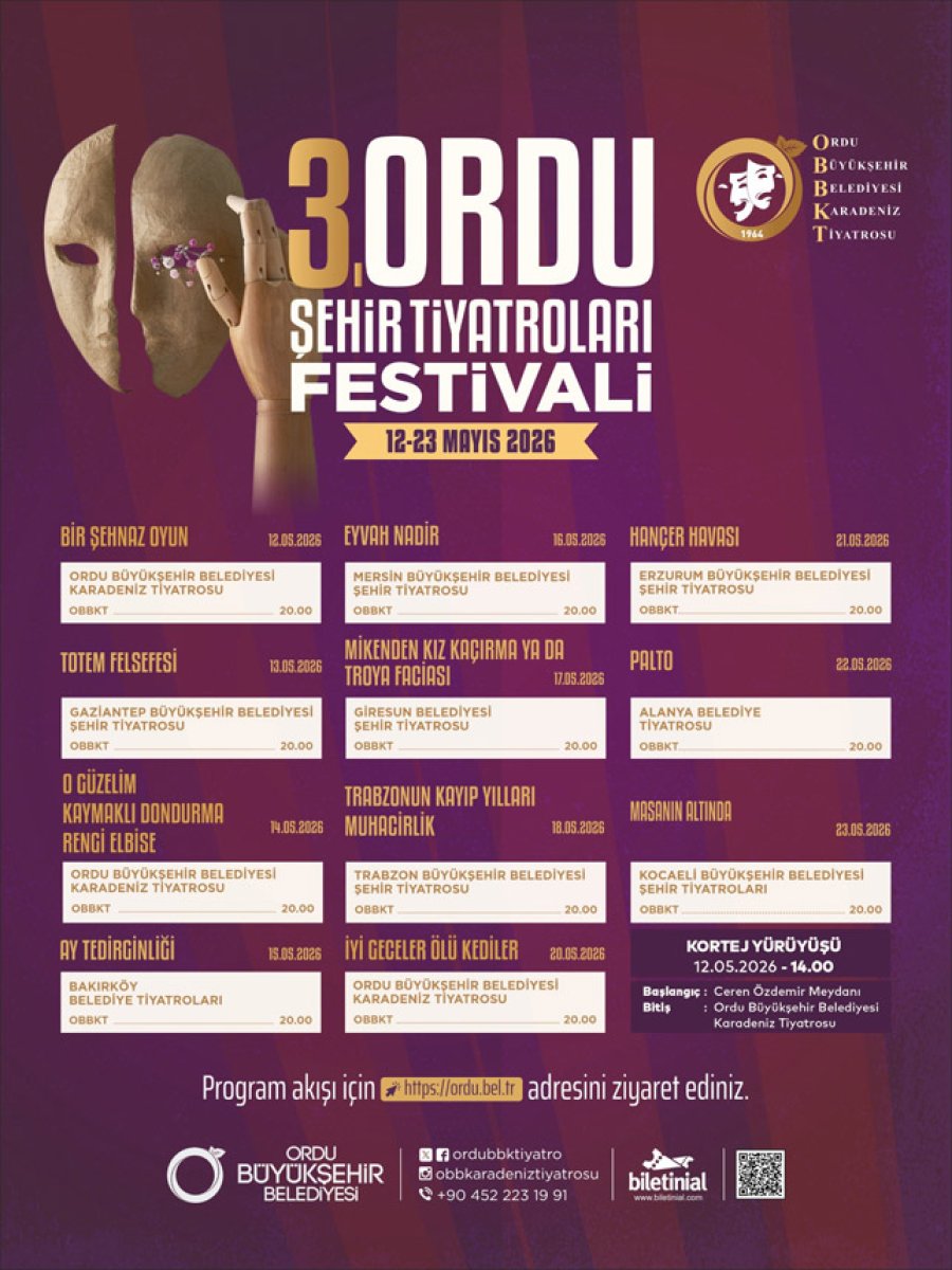 ORDU’DA TİYATRO RÜZGARI