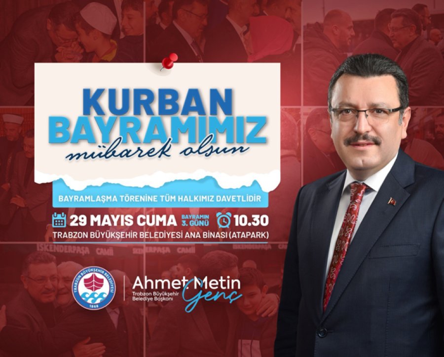BAŞKAN GENÇ'İN KURBAN BAYRAMI TEBRİK MESAJI